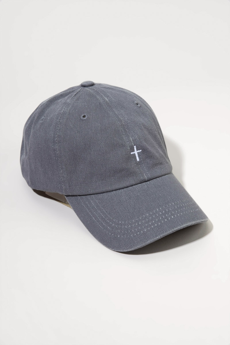 Fae Tiny Embroidered Cross Baseball Hat | Francesca's