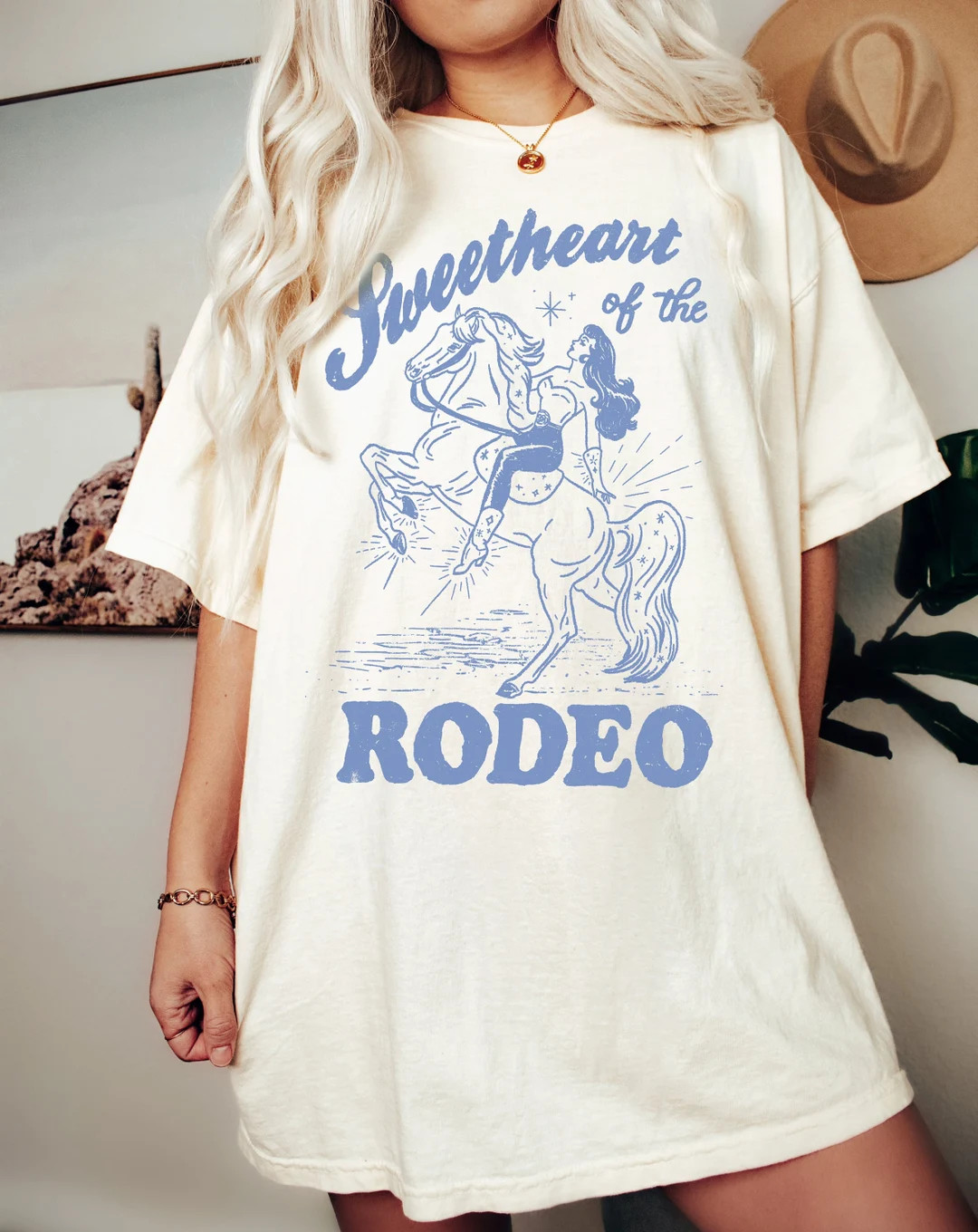 Sweetheart of the Rodeo, Comfort Colors Shirt, Cowgirl Fashion, Cowgirl Shirt, Vintage Cowgirl, V... | Etsy (US)