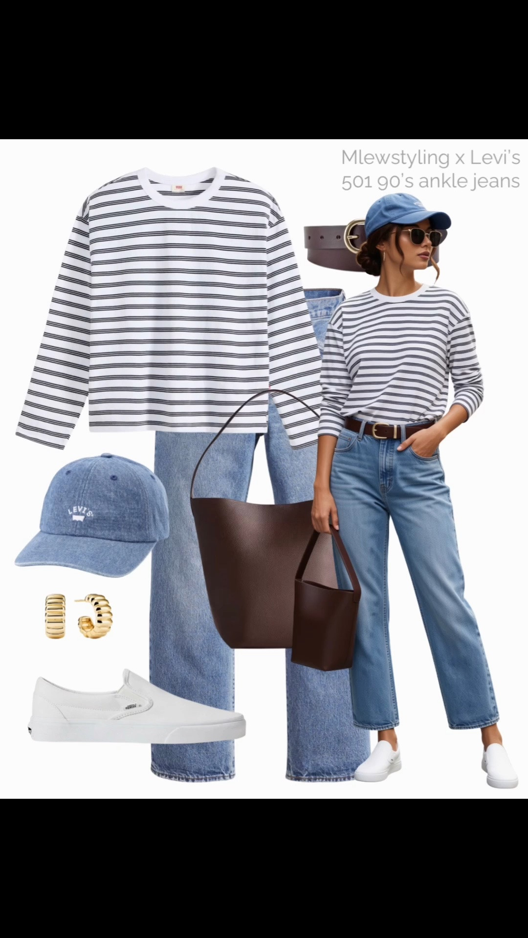 Petite friendly Levi’s 501 90’s ankle jeans (they fit me perfectly at 5’4) 🩵

@levis
#LevisLTKPartner
AD

Fall outfit, casual weekend look, striped tee, Levi’s light wash denim, elevated autumn outfit