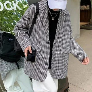 Houndstooth Blazer | YesStyle Global