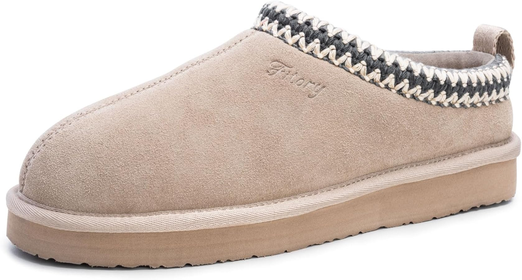 FITORY Women's Suede Slippers, Fuzzy Comfort Faux Fur Lined Slip on Mini Boots, Winter Casual Fla... | Amazon (CA)