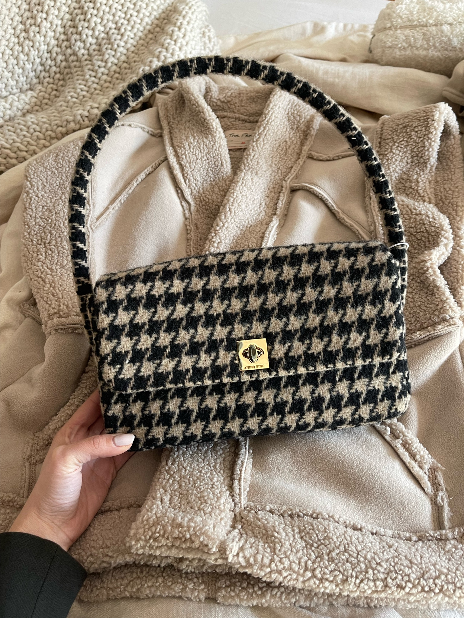 Nico Bag - Houndstooth