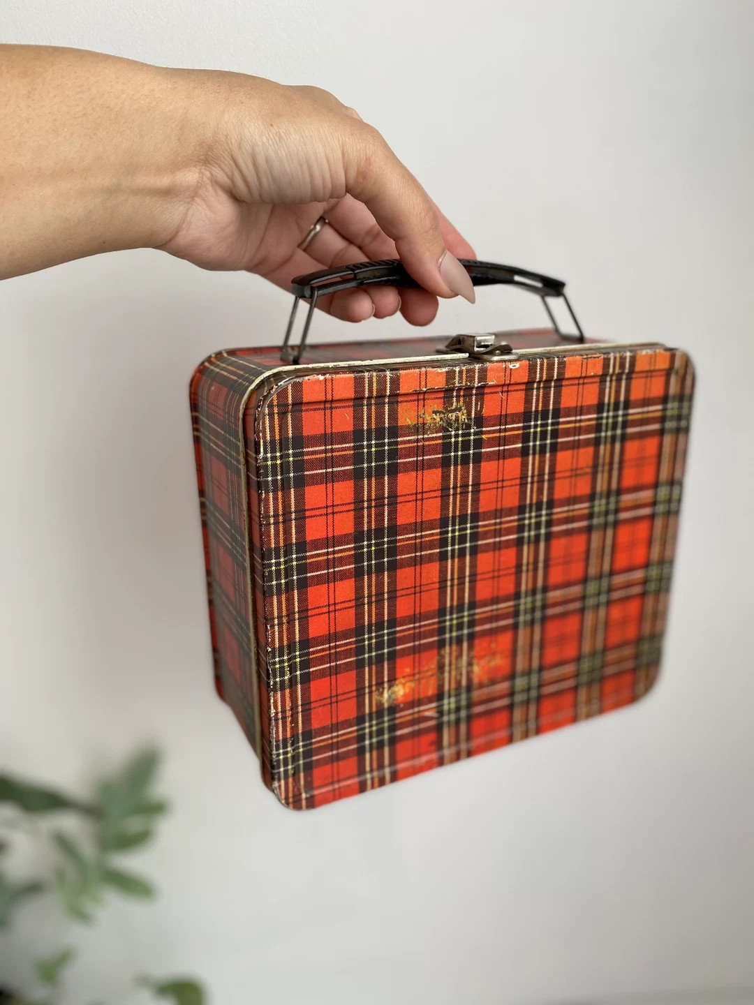 Vintage Aladdin Industries, zinc plaid lunchbox | Etsy (US)