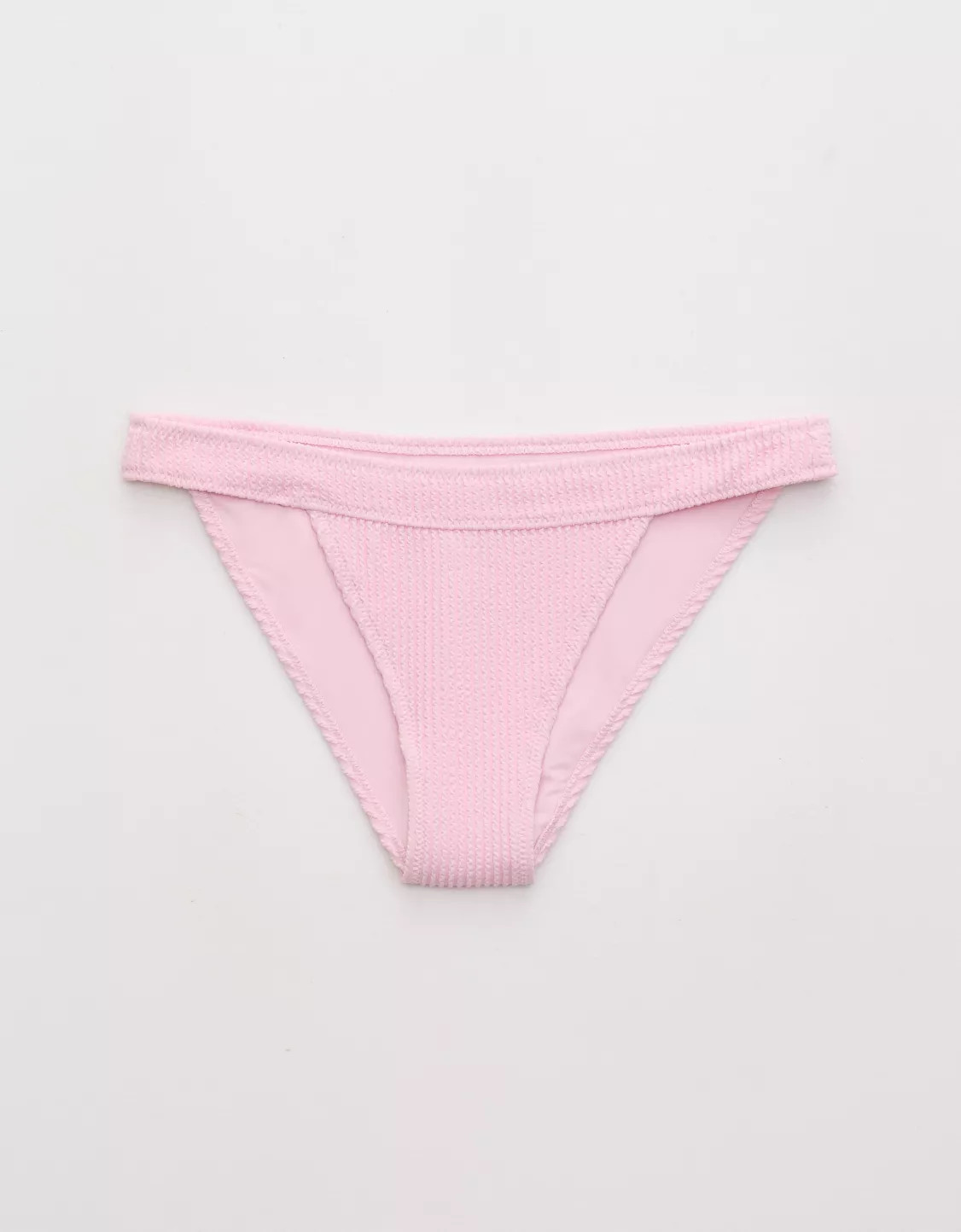 Aerie Crinkle Banded Cheeky Bikini Bottom | Aerie
