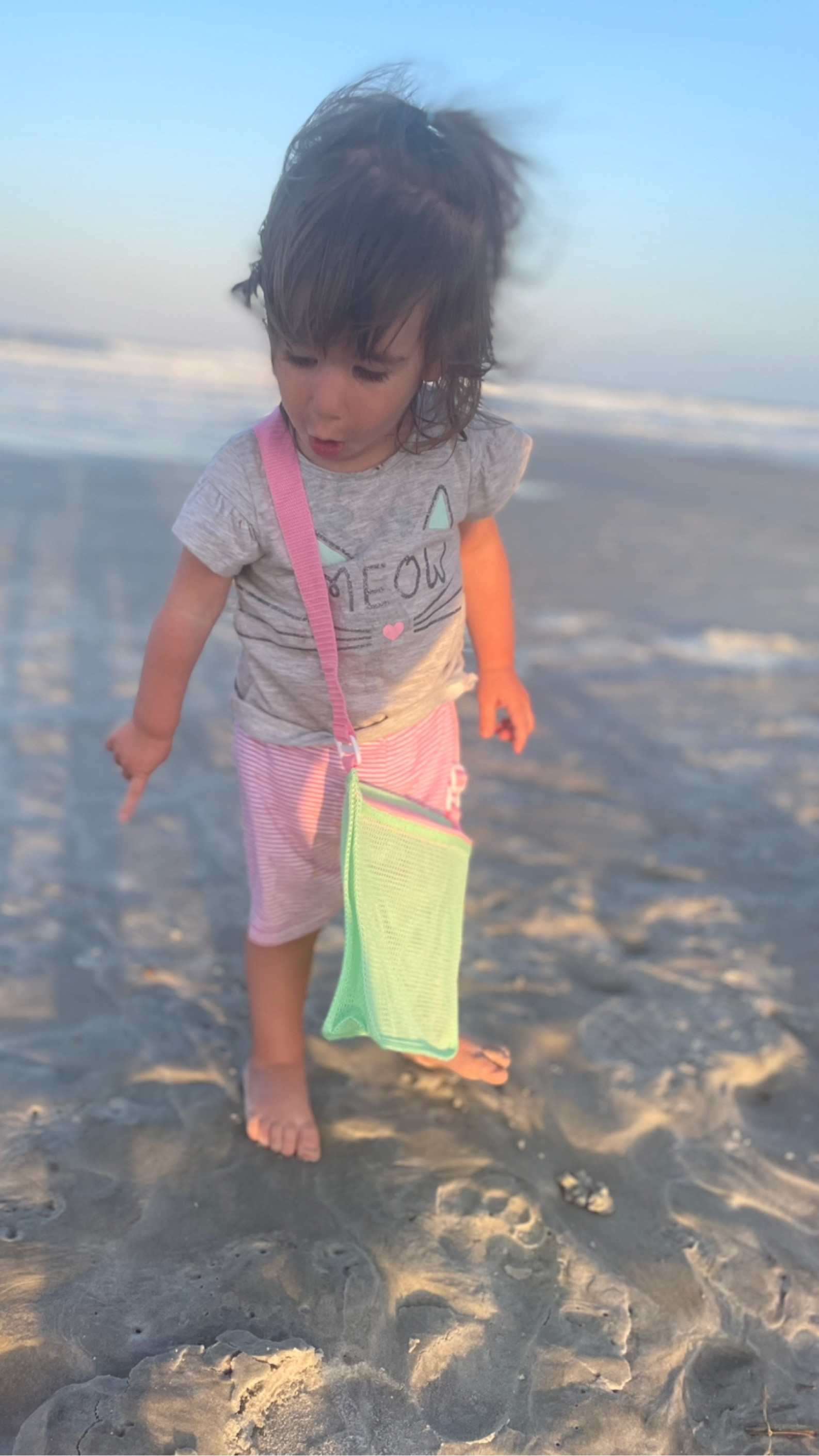 The most perfect seashell bags for the kids to collect with! Doesn't hold the sand, so it doesn't come home with you 🤪 comes in many colors! Check it out! 

#LTKtravel #LTKkids