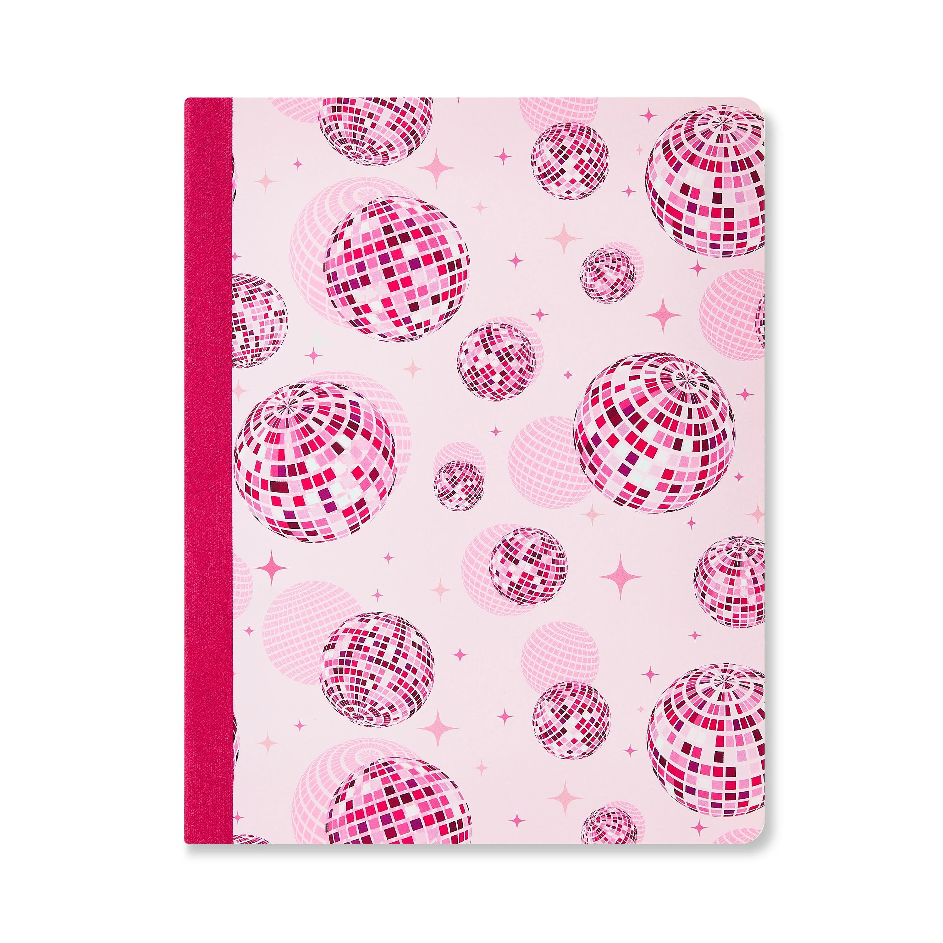 Pen+Gear College Ruled Composition Book, 7.5" x 9.75", Pink Disco Balls, 80 Sheets | Walmart (US)