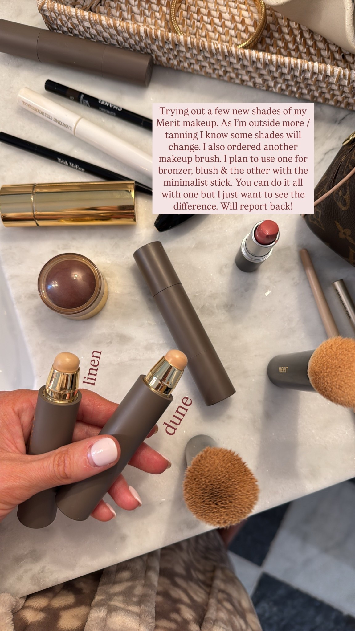 The new shades I just got in the complexion stick! I decided to get some darker shades as my skin gets tanner this spring & summer!

Loverly Grey, make up, beauty, Merit 

#LTKBeauty