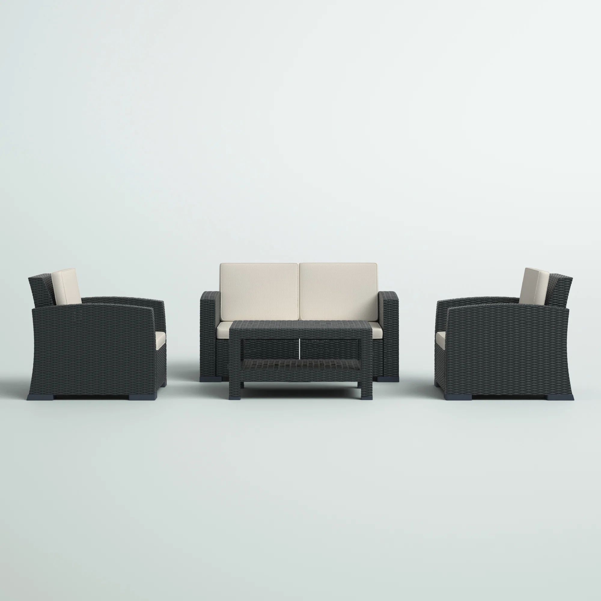 Mcchesney 4 - Person Seating Group with Cushions | Wayfair North America