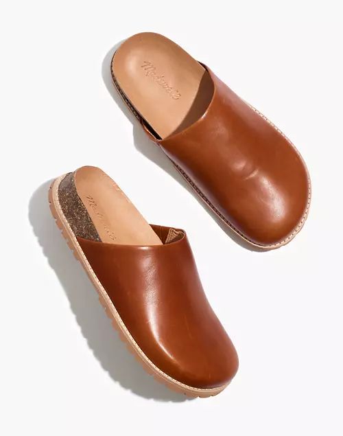 The Layne Clog Mule in Leather | Madewell