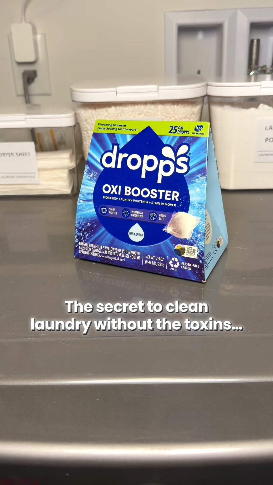 #ad Making a simple clean swap at home 🤍

I recently switched to Dropps laundry pods and love that they’re USDA Certified Biobased, EWG Verified, and made with powerful enzyme blends to help tackle everyday messes. Even better — Dropps is now available on Walmart.com 🙌

I linked everything here so you can shop directly and restock easily.

#dropps #walmart #cleanhome #sustainableswaps #LTKcreator 

#LTKHome #LTKmomlife #LTKdayinmylife
