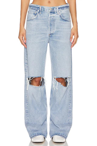 Citizens of Humanity Ayla Baggy Cuffed Crop in Pagoda from Revolve.com | Revolve Clothing (Global)