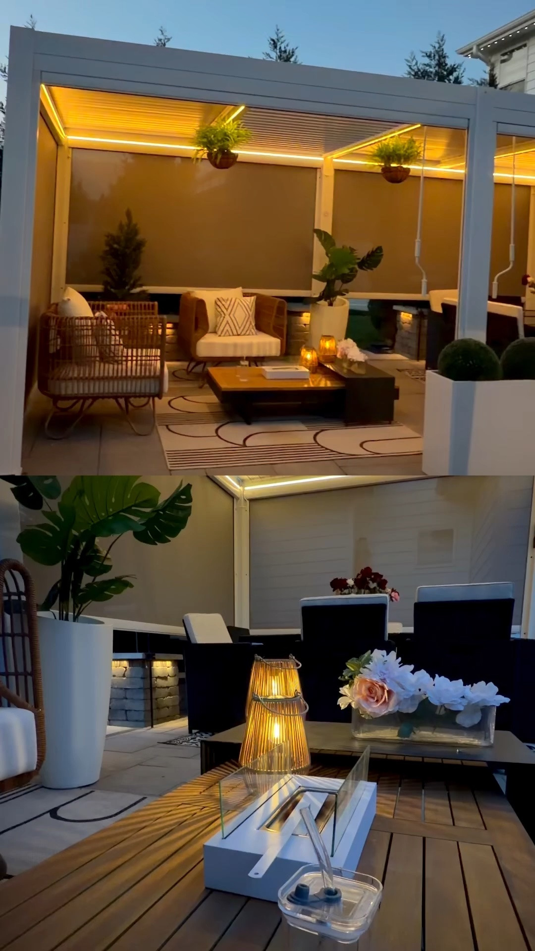 Pergola with led lights

#LTKvlog #LTKU #LTKHome