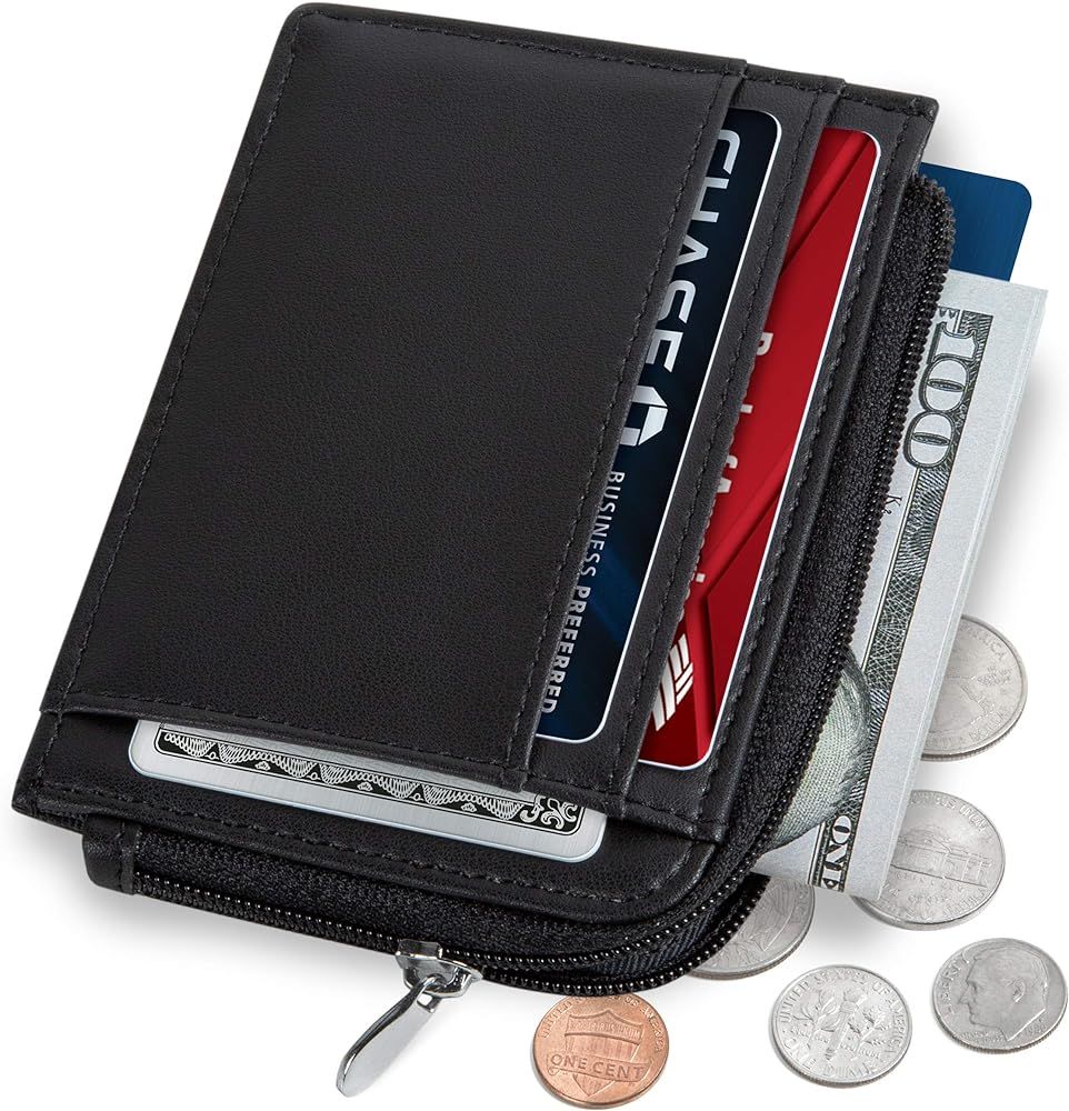 SERMAN BRANDS Small Wallets for Women. Slim Wallet for Women with Coin Purse and Credit Card Hold... | Amazon (US)