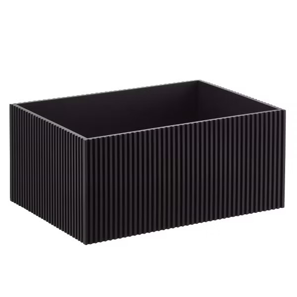 The Container Store Artisan Linear Bamboo Bin | The Container Store