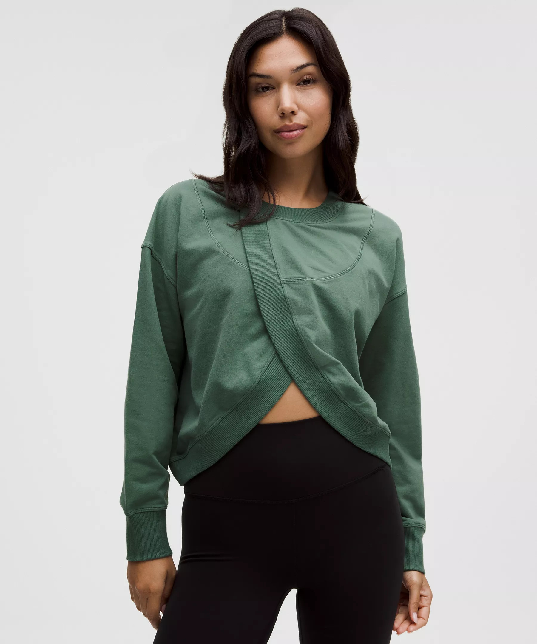 Lunar New Year Sueded Terry Front-Overlap Pullover | Lululemon (US)