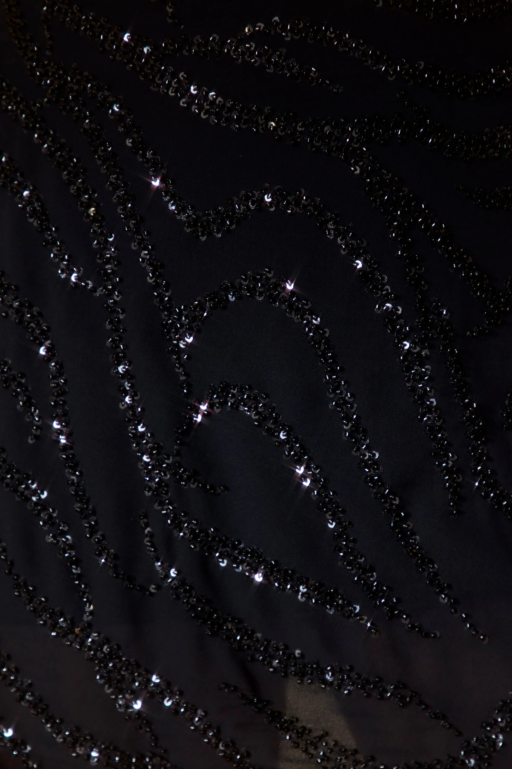 Embellished A-Line Mini Skirt in Black | Oh Polly