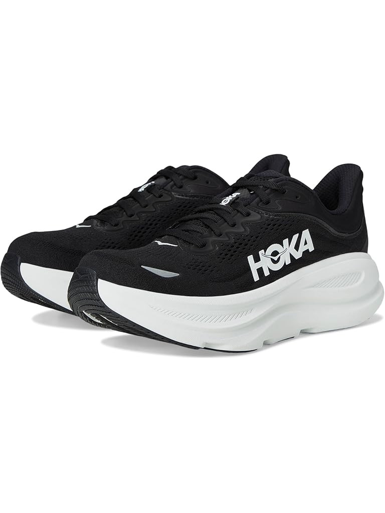 Hoka Bondi 9 Women's Shoes Blue Spark/Mint Fluorite : 10 D - Wide, Synthetic | Zappos.com