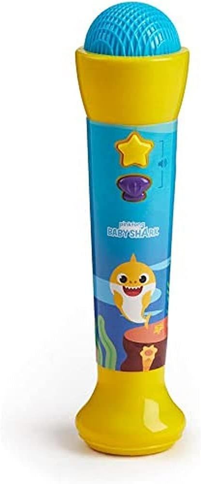 WowWee Pinkfong Baby Shark Official Silly Sing-Along Microphone with Try Me | Amazon (US)