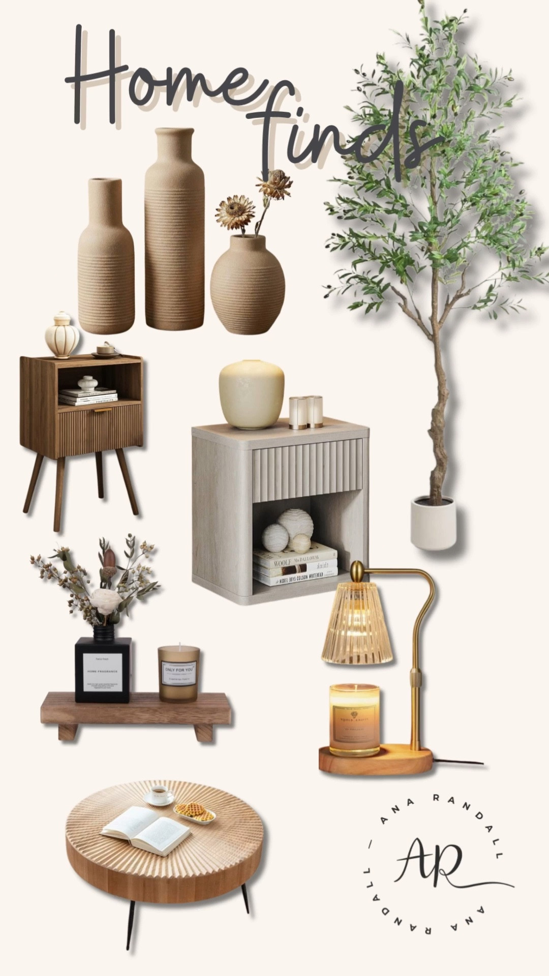 Home Finds 🤍🌿

Warm woods, soft neutrals, and timeless silhouettes that make a space feel calm and thoughtfully layered. Sculptural vases, cozy lighting, natural textures, and classic accent pieces — everything chosen to create a home that feels grounded and welcoming.

These are the kinds of details that quietly shape the atmosphere: a lamp that softens the evening, a side table that keeps essentials within reach, greenery that brings life into the room. Beautiful, functional, and intentionally curated.

Because a peaceful home doesn’t happen by accident — it’s built one thoughtful piece at a time. ✨

😘 Ana.


#LTKOver40 #LTKHome #LTKdayinmylife