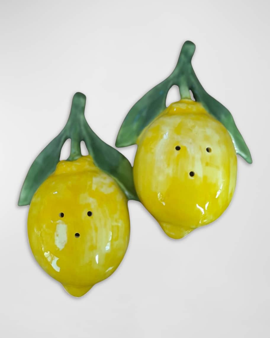 Lemon Handpainted Ceramic Salt & Pepper Shakers | Neiman Marcus