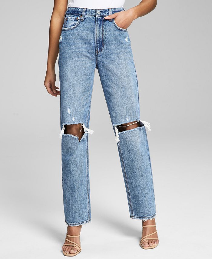 And Now This Women's Ultra High Rise Straight Jeans & Reviews - Pants & Capris - Women - Macy's | Macys (US)