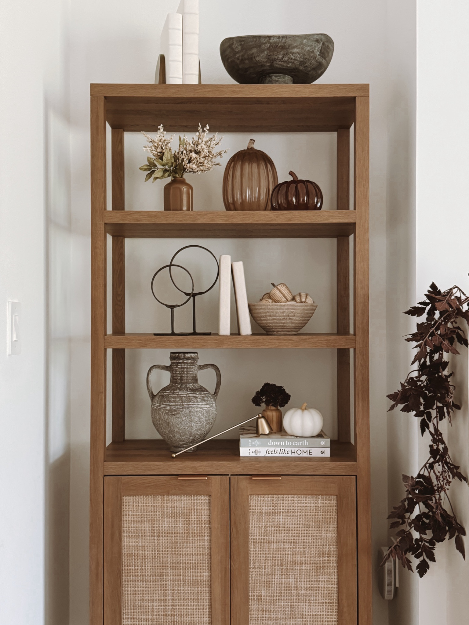 Fall is just around the corner, which means it’s time to start creating those cozy moments around our homes. 🍂 This stunning bookshelf from @wayfair has transformed our living space, bringing both style and warmth as we approach the new season. I am using it to display some of my favorite decor pieces and the cabinet portion has been great to store items we keep in the living room. 

Head to my stories for a closer look and for the link for this bookshelf and more favorites from Wayfair! 

#wayfair #wayfairpartner #fallhome #fallshelfstyling #homedecor #homedecorating #homedecorideas #homestyling #homeinteriors 

#LTKHome #LTKSeasonal