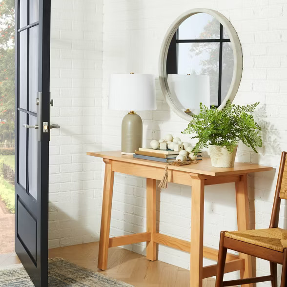 Anaheim Wood Desk/Console Natural - Threshold™ designed with Studio McGee | Target