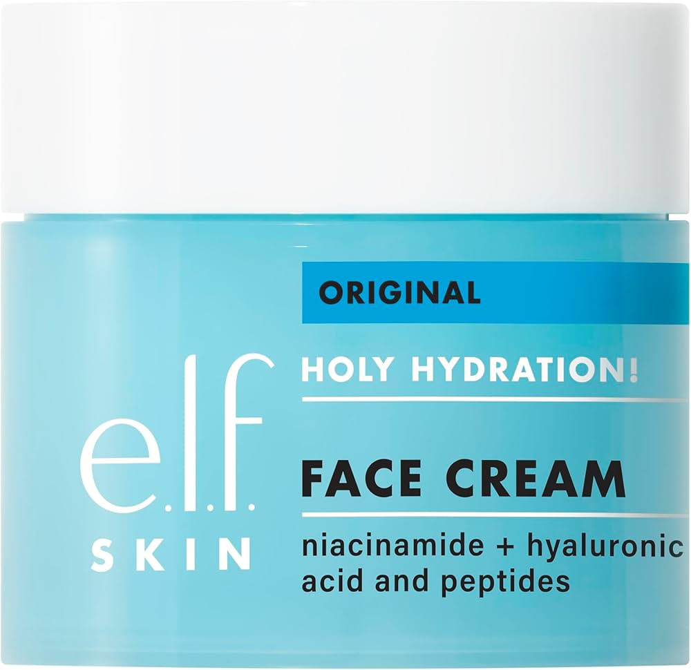 e.l.f. SKIN Holy Hydration! Face Cream, Moisturizer For Nourishing & Plumping Skin, Infused With ... | Amazon (US)