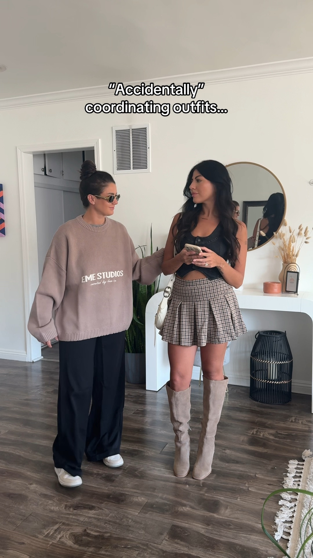 Bringing the fall vibes with this plaid skirt and coordinating comfy sweater that I will be living in this season 🍂

#falloutfits #fallinspo 

#LTKSeasonal #LTKStyleTip #LTKFindsUnder50