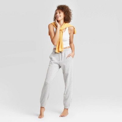 Women's Cozy Fleece Lounge Jogger Pants - Colsie™ | Target