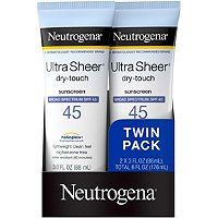 Neutrogena Ultra Sheer Dry Touch Sunscreen SPF 45 Twin Pack | Ulta