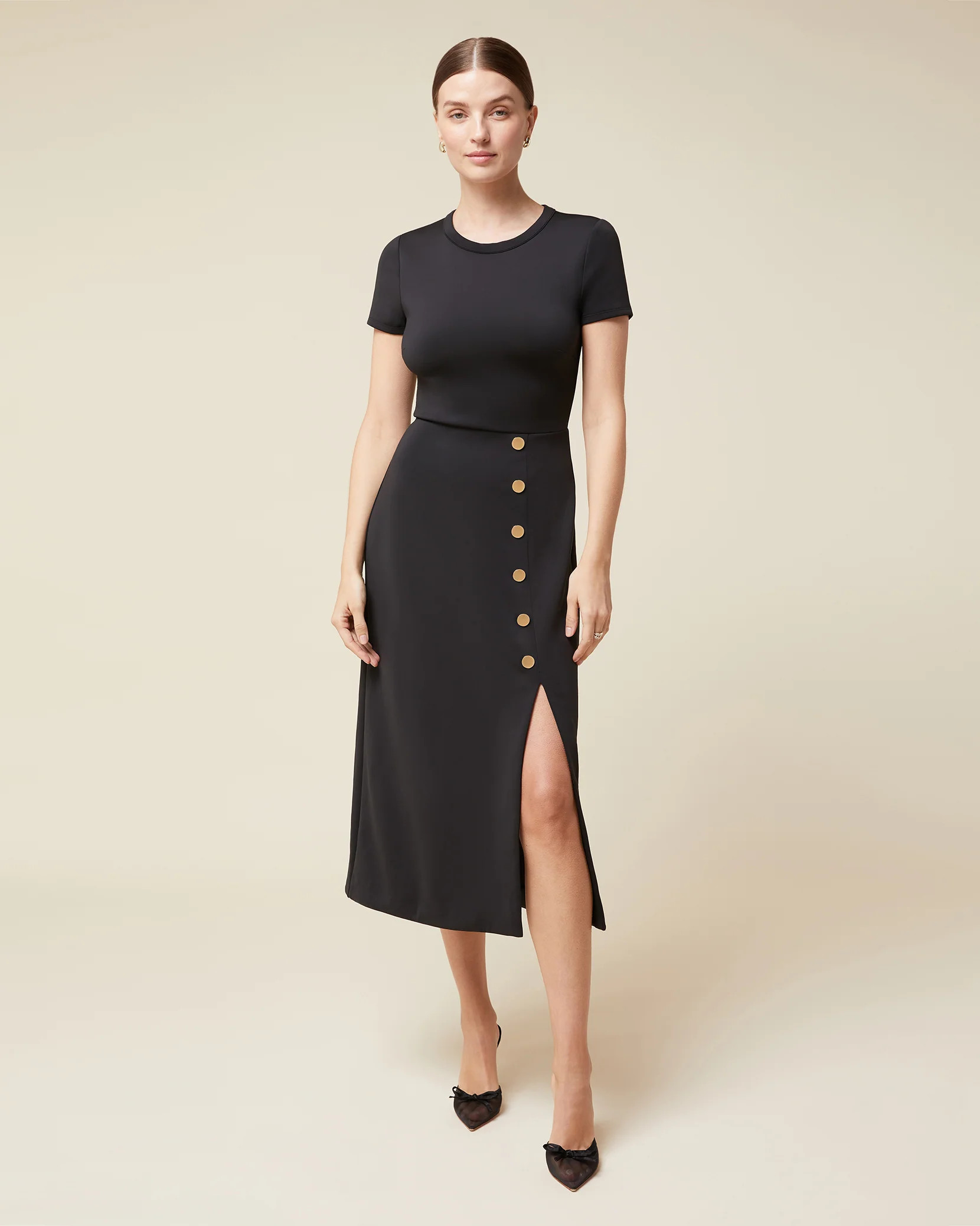 Crew Neck Midi Dress | Rachel Parcell