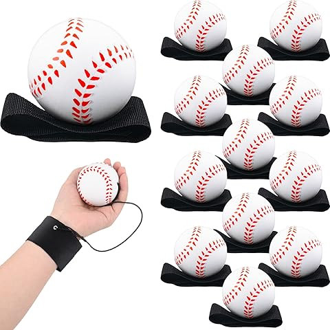 Playbees Reactive Practice Baseballs on Elastic Cord Perfect for Training, Fun Outdoor Activities... | Amazon (US)