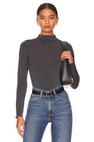 The Line by K Zane Top in Deep Grey from Revolve.com | Revolve Clothing (Global)