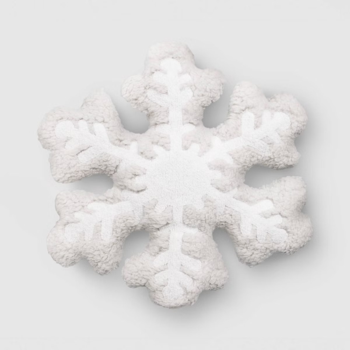 Christmas Snowflake Throw Pillow White/Gray - Wondershop™ | Target