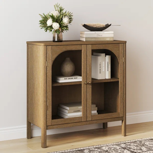 Arrianna Sideboard Buffet With Glass Doors | Wayfair North America