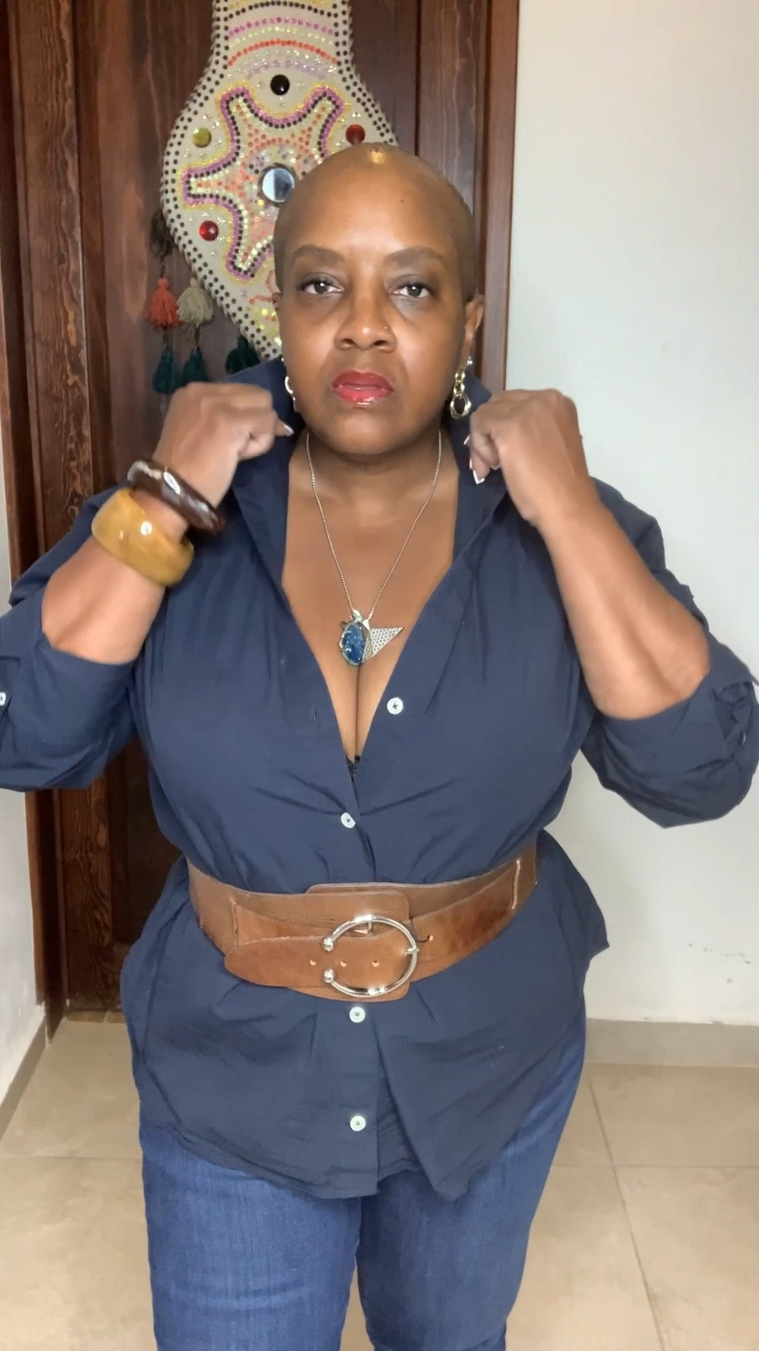 A button-down shirt is one of the most versatile pieces you can own! I’m styling this navy blue button-down with boot-cut denim from Spanx and a tan wide leather belt for a classic, effortless look. A timeless combo that works for so many occasions!



Follow me on LTK for more classic and stylish outfit inspiration! #closetstaples #fashionover50 #styleover50 #buttondownshirt #classicfashion #effortlessstyle #over50style #capsulewardrobe #chicandtimeless

#LTKFindsUnder50 #LTKOver40 #LTKStyleTip