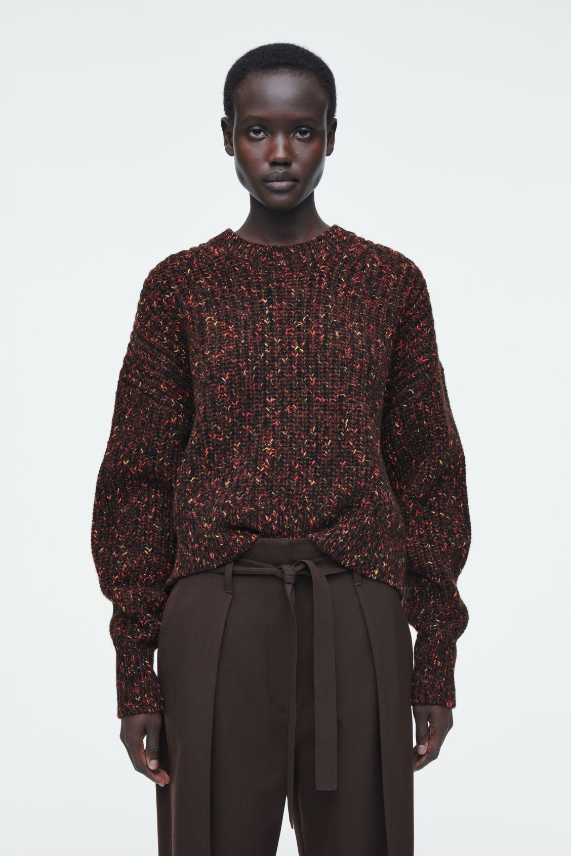 FLECKED MERINO WOOL JUMPER | COS (US)
