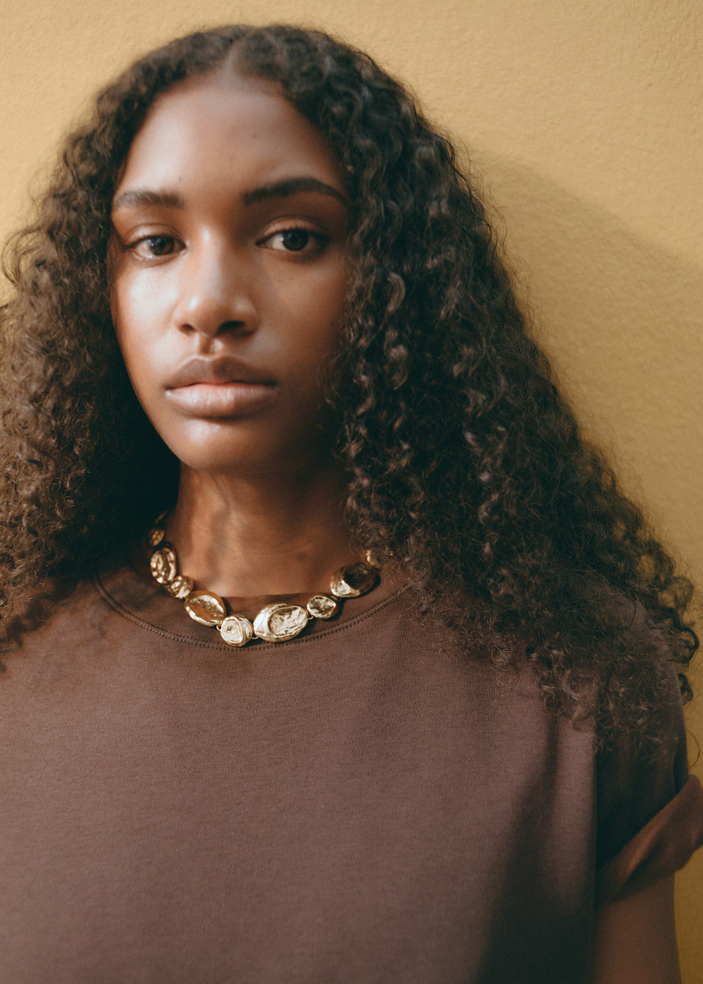 Textured coin necklace - Women | MANGO USA | Mango (US/MX/AU)