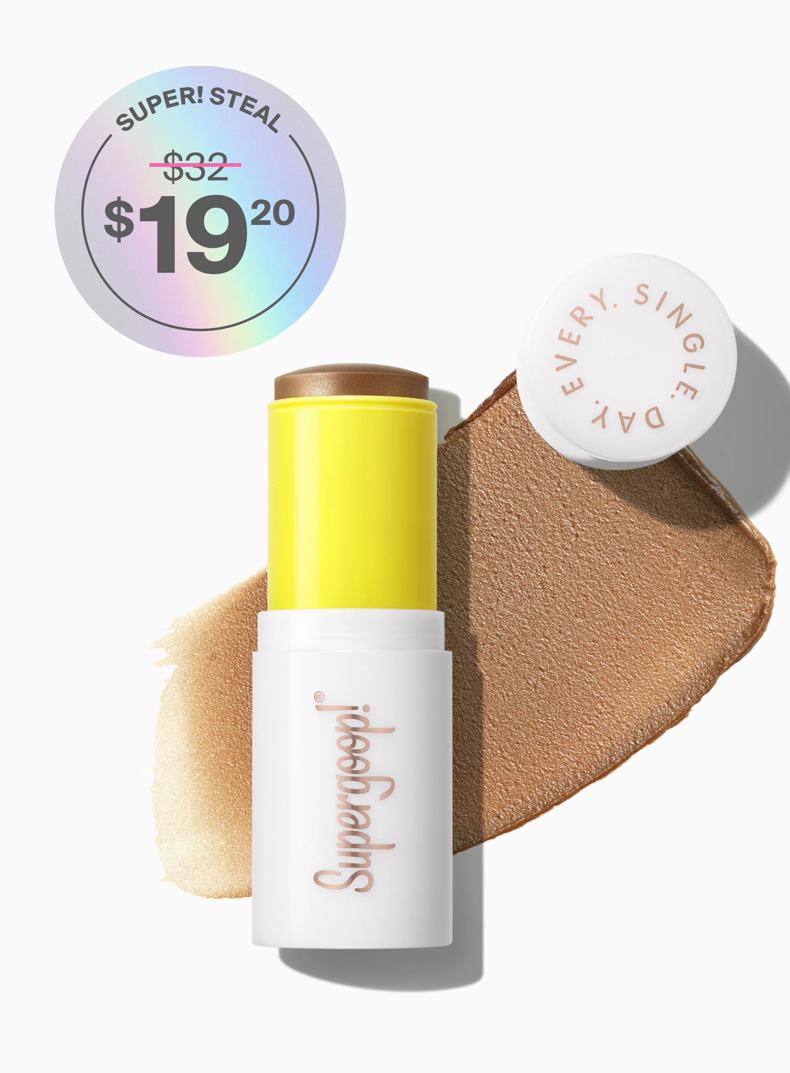 Glowscreen Sunlighter Stick SPF 45 | Supergoop