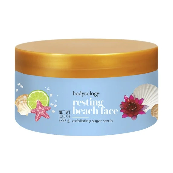 Bodycology Exfoliating Sugar Scrub, Resting Beach Face, 10.5 oz | Walmart (US)