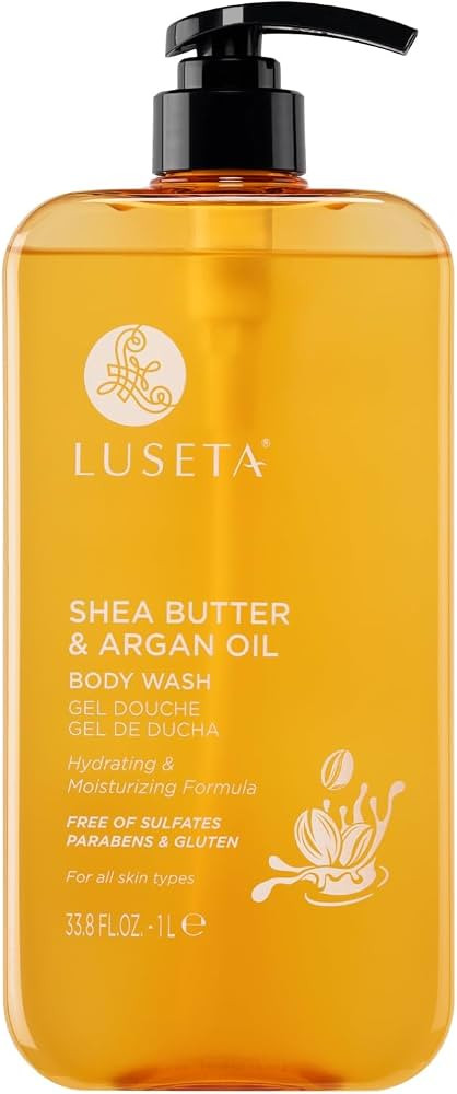 Luseta Shea Butter & Argan Oil Body Wash for Hydrating, Nourishing & Softening, for Daily Moistur... | Amazon (US)