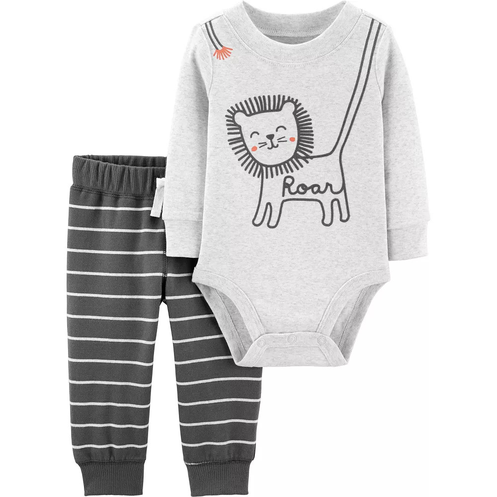 Boys Carter's 2-Piece Lion Bodysuit & Pants Set | Kohl's
