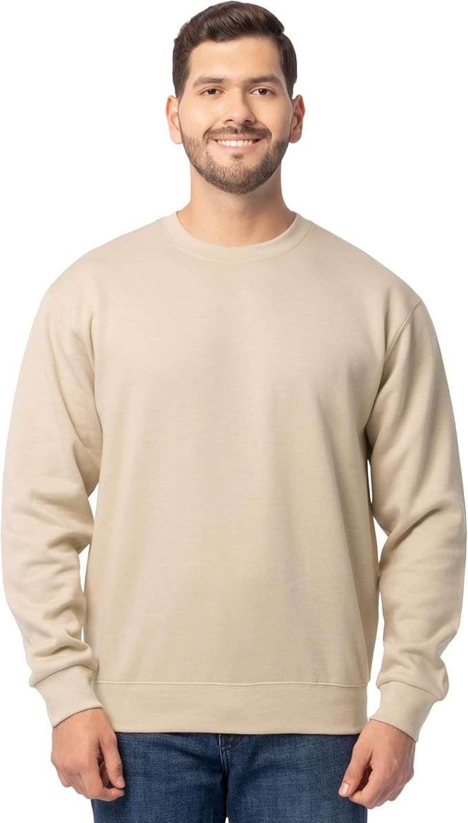 Fruit of the Loom Men's Eversoft Fleece Crewneck Sweatshirts, Moisture Wicking & Breathable, Size... | Amazon (US)