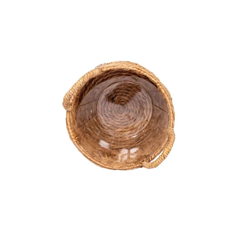 Better Homes & Gardens Athena 12" Round Bulrush Basket Planter | Walmart (US)