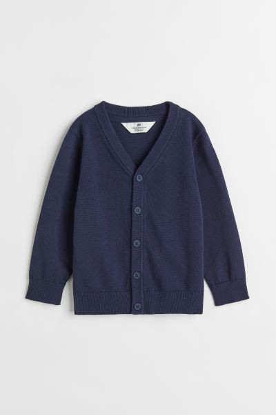 Fine-knit Cotton Cardigan | H&M (US + CA)