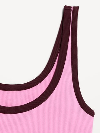 First-Layer Ribbed Scoop-Neck Tank Top | Old Navy (US)