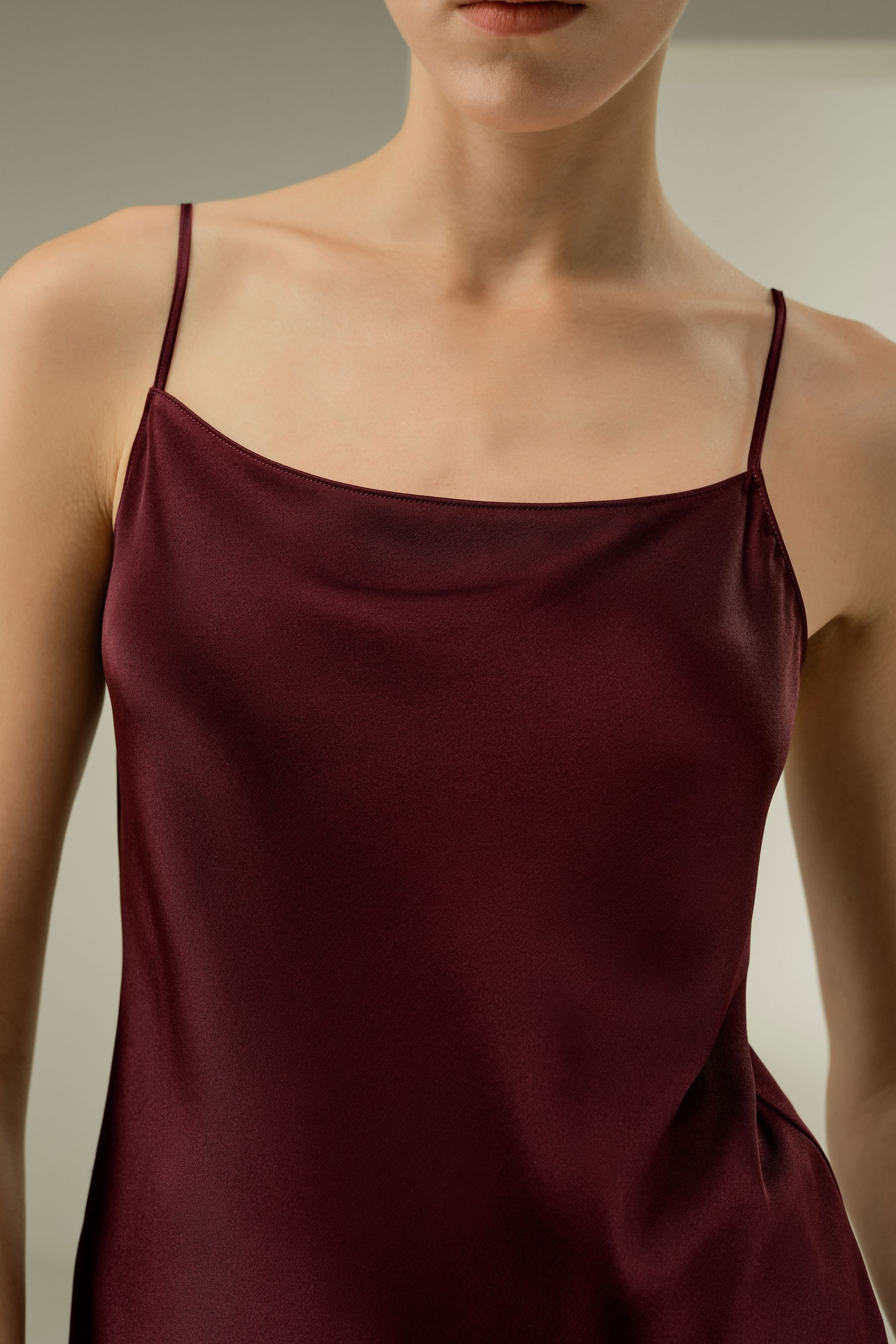 Double-Faced Silk Charmeuse Bias Cami | LilySilk