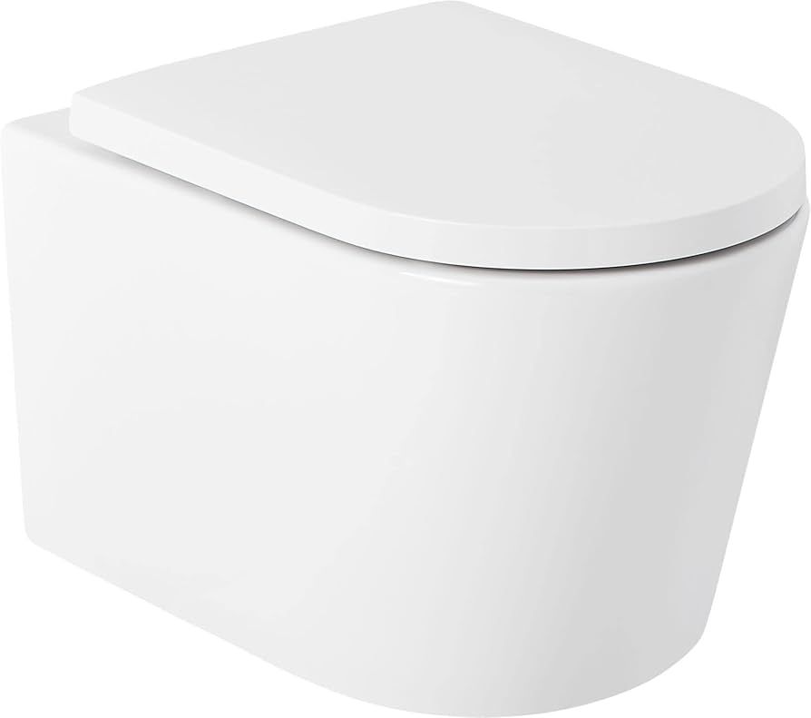 484210 Arnelle Wall Mounted Elongated Toilet Bowl Only | Amazon (US)
