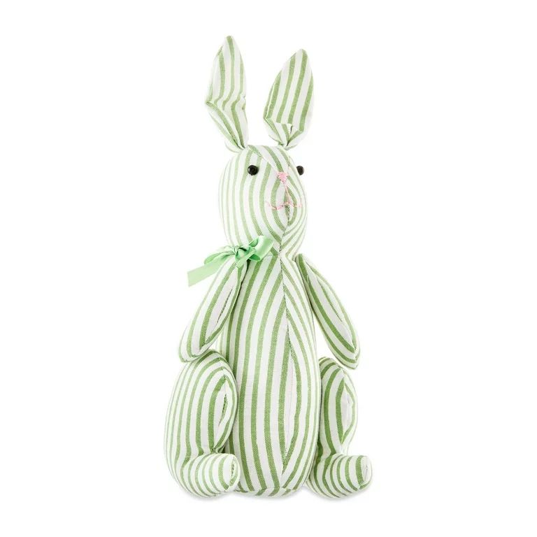 "Way to Celebrate! Easter Fabric Bunny Decor, Striped" | Walmart (US)